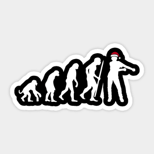 Christmas flossing floss dance - evolution theory Floss  like a boss Sticker